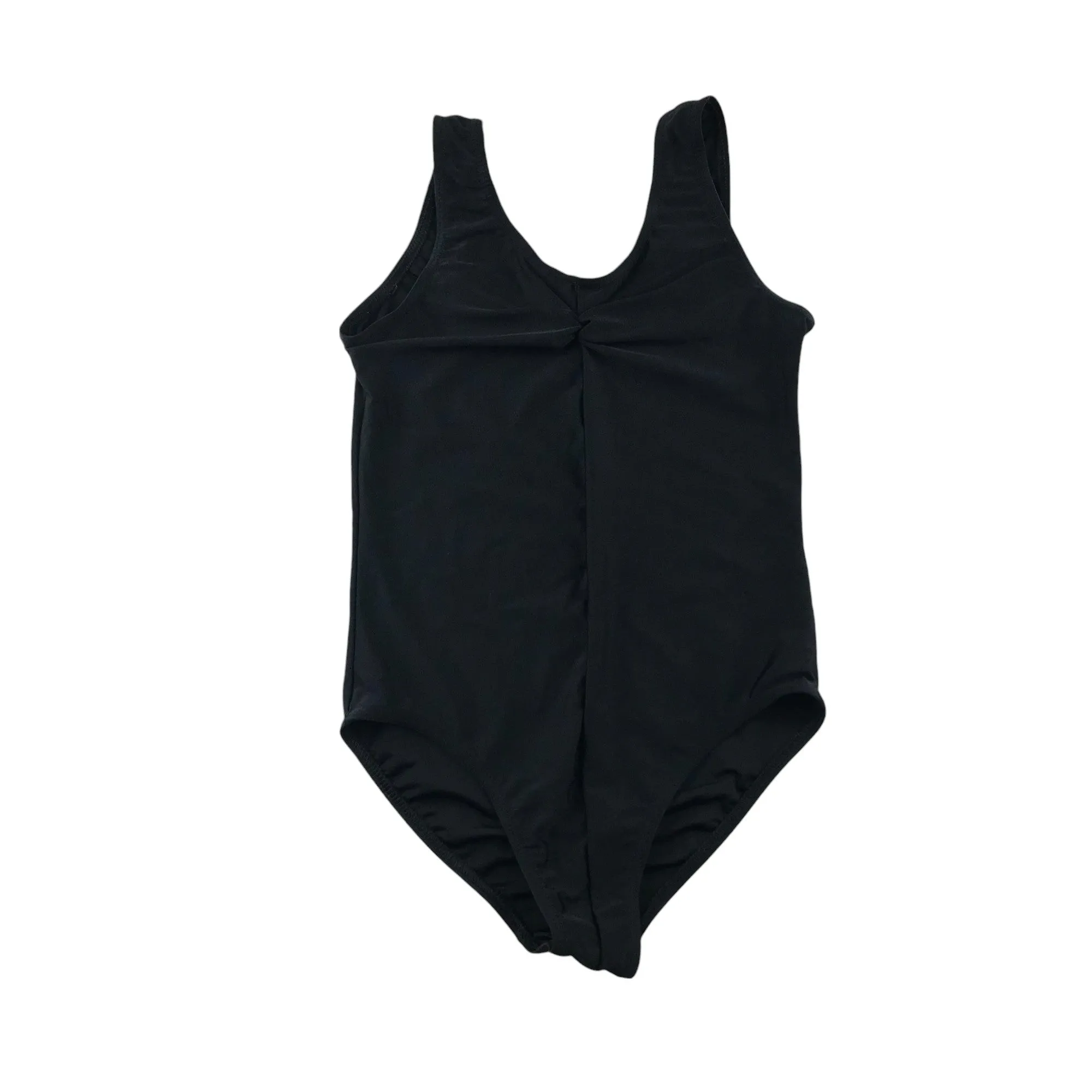 Roch Valley Leotard 5-6 years black plain sleeveless