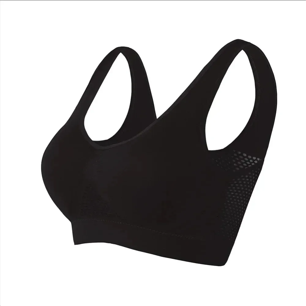 Seamless Mesh Sports Bra