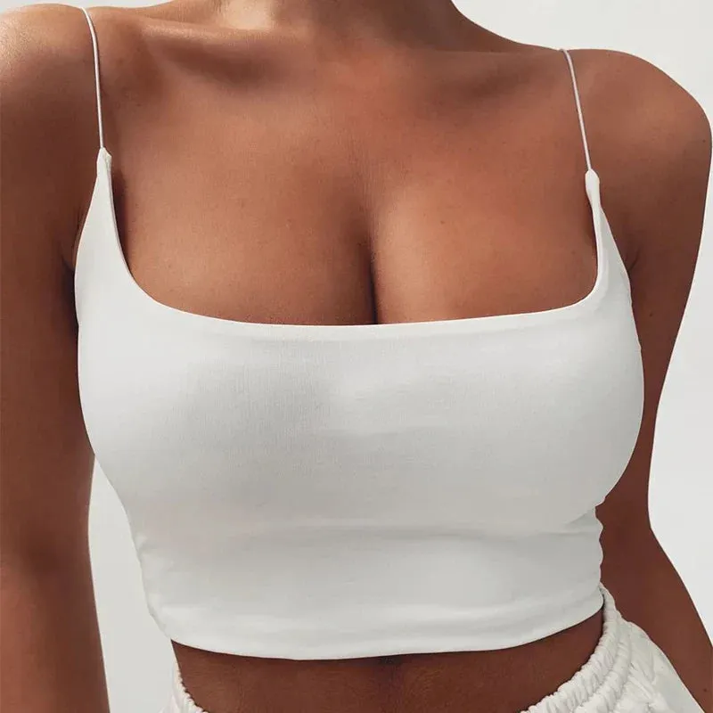 Sexy Seamless Bustier Crop Top