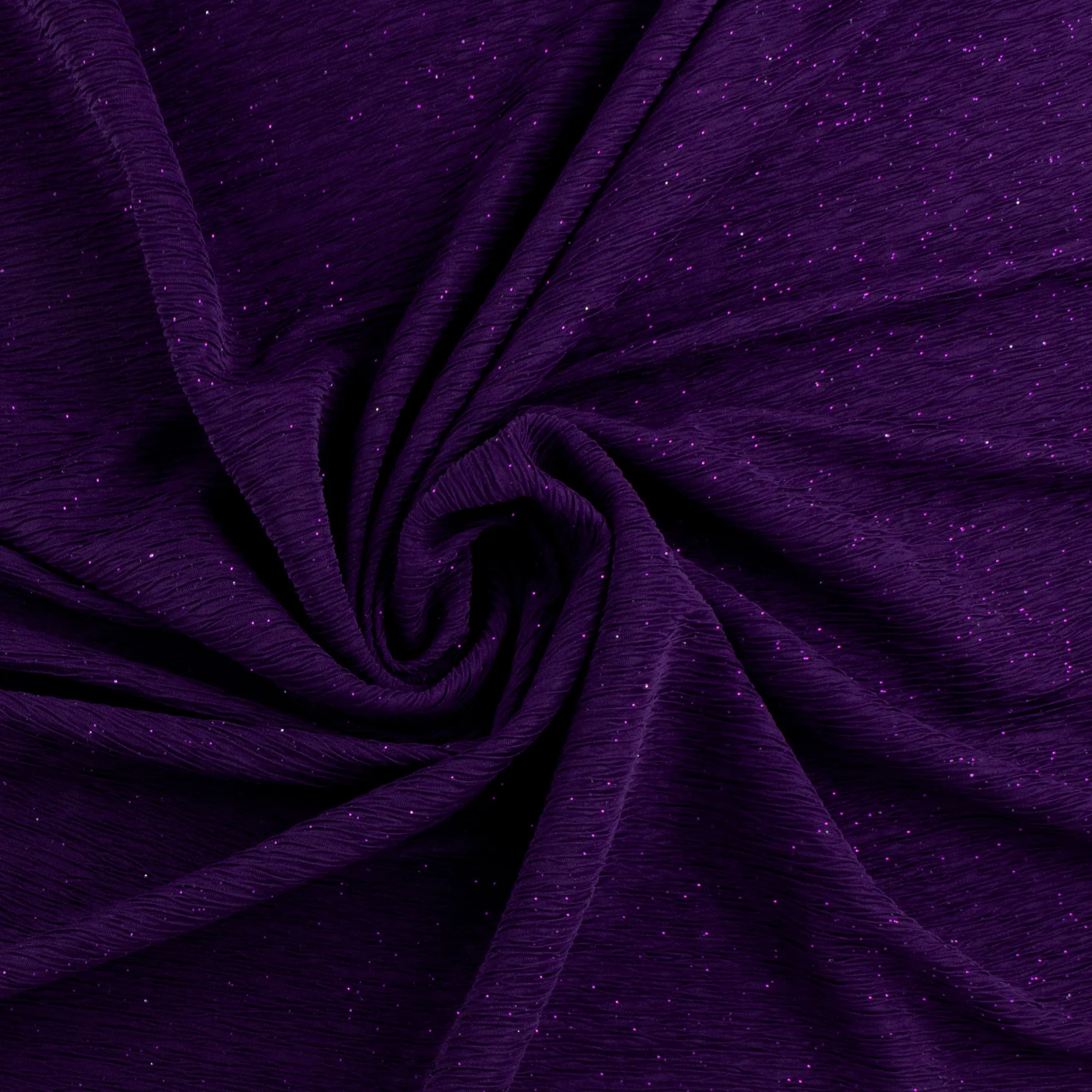 Sparkling Crinkled Knit - RADIANT NIGHTS - 001 - Plum