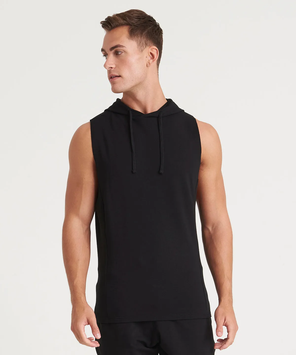 Sports Grey - Urban sleeveless muscle hoodie