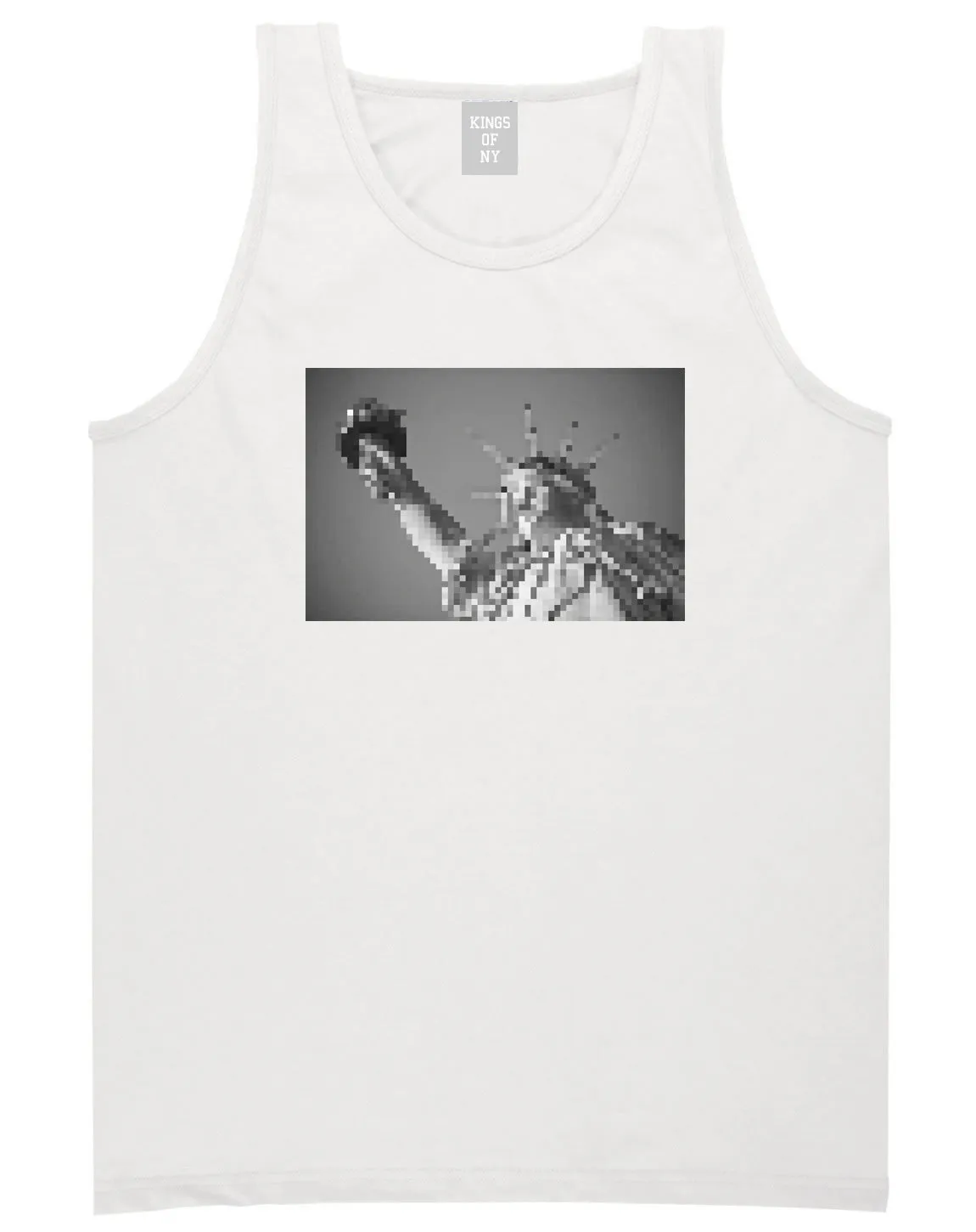 Statue Of Liberty Pixelated Tank Top