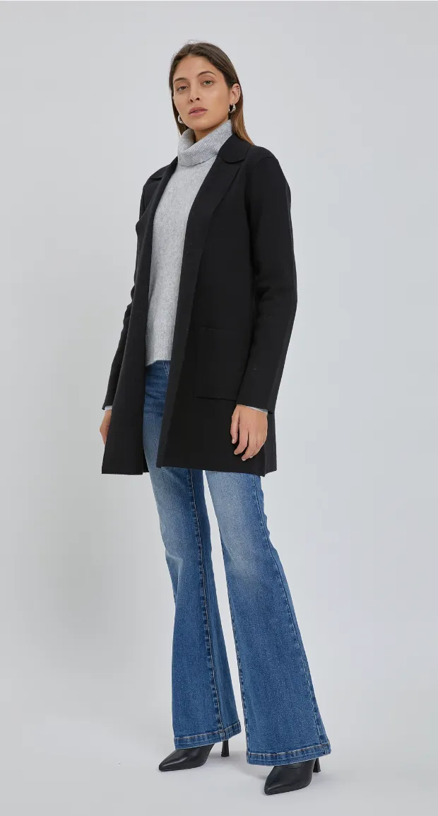 The Daphne Cardigan in Black