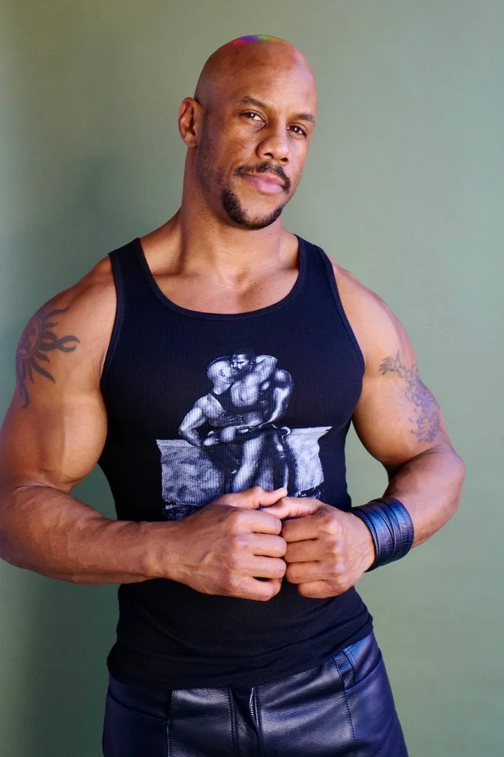 Tom of Finland PASSION Ribbed Tank Black