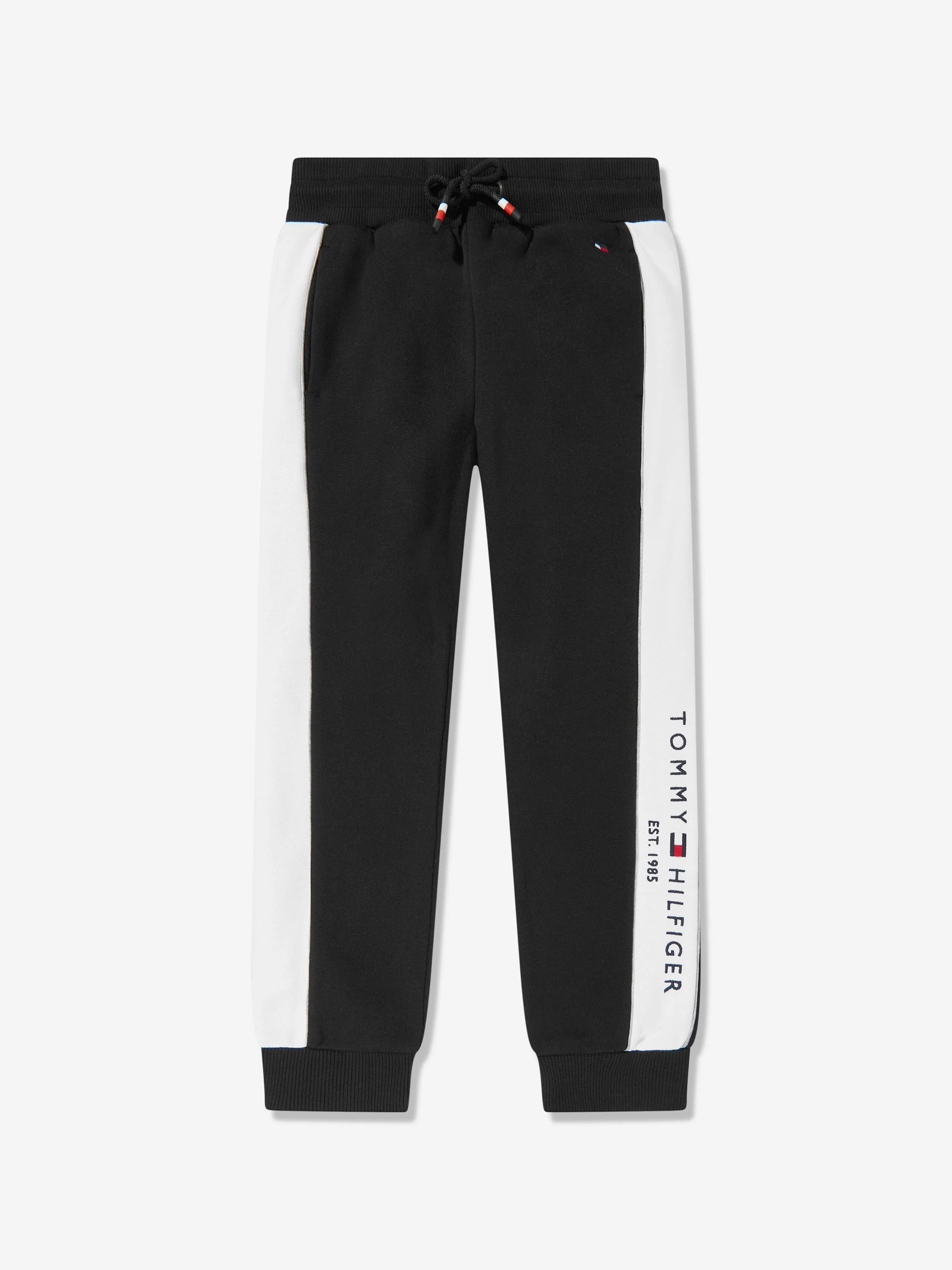 Tommy Hilfiger Boys Colourblock Fleece Tracksuit in Black