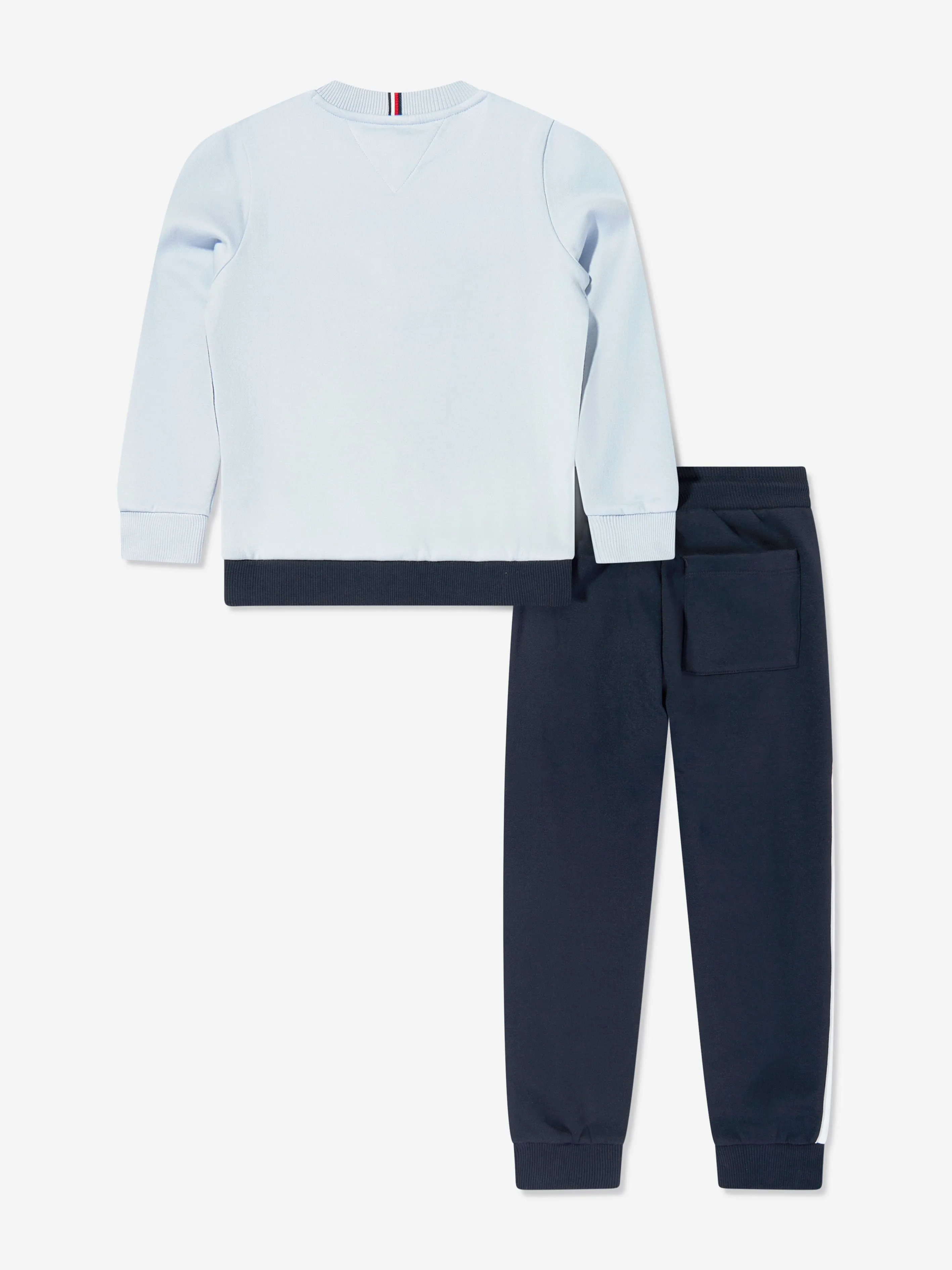 Tommy Hilfiger Boys Colourblock Fleece Tracksuit in Navy