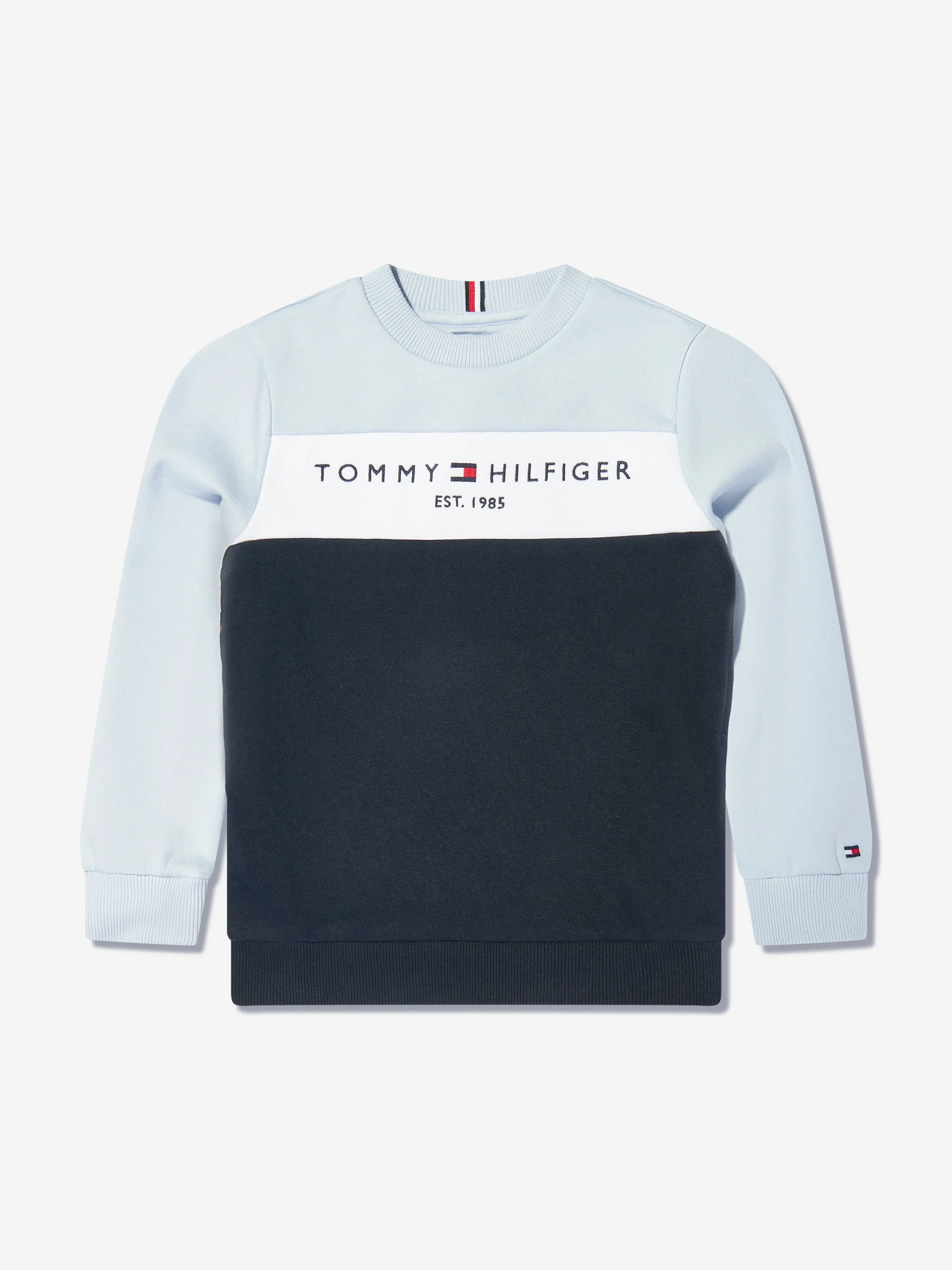 Tommy Hilfiger Boys Colourblock Fleece Tracksuit in Navy