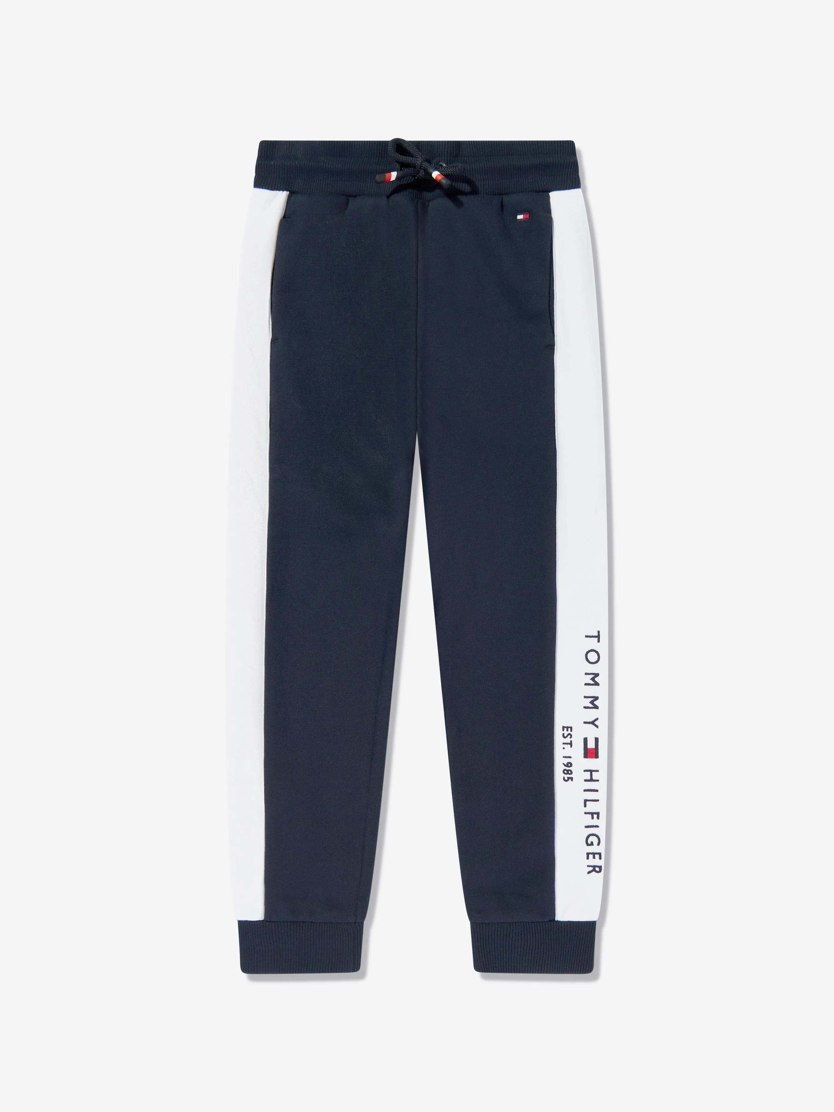 Tommy Hilfiger Boys Colourblock Fleece Tracksuit in Navy