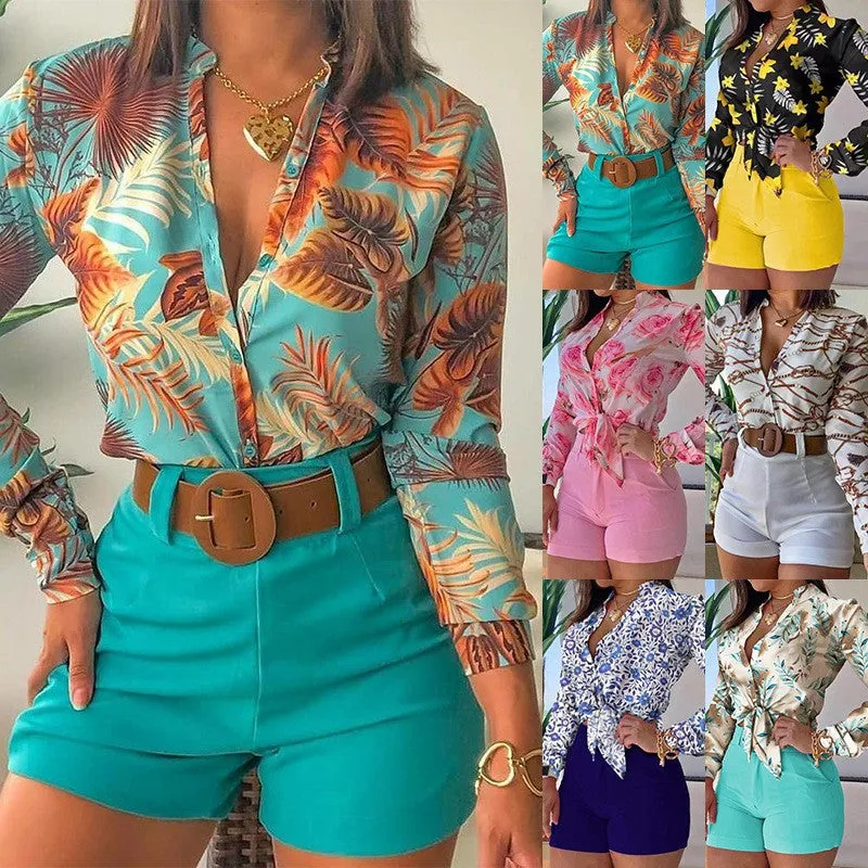 Two Piece Spring Shirt Blouses