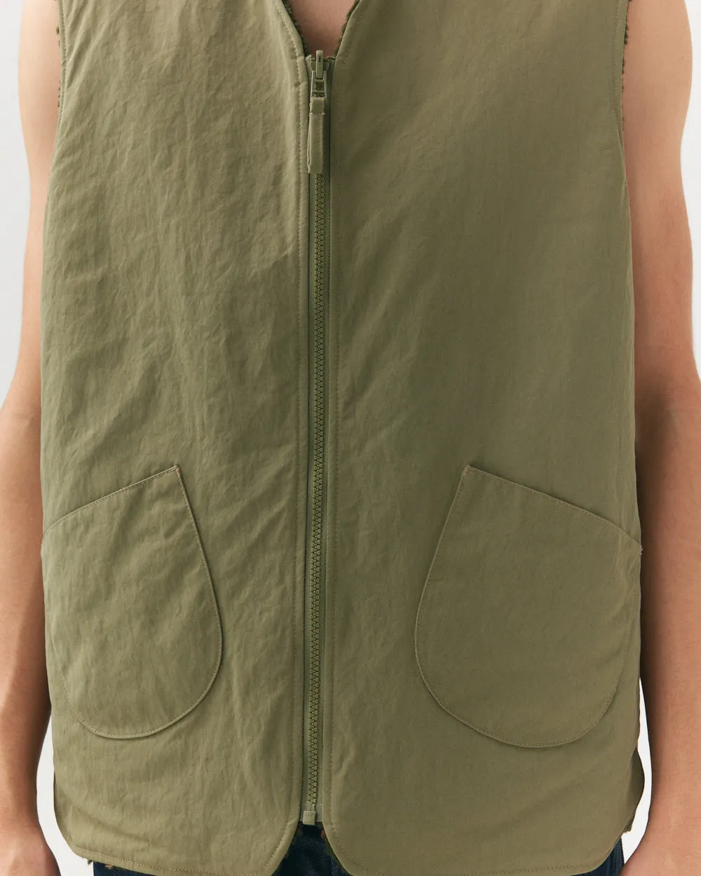 welter shelter - g-lait bonded fleece - khaki