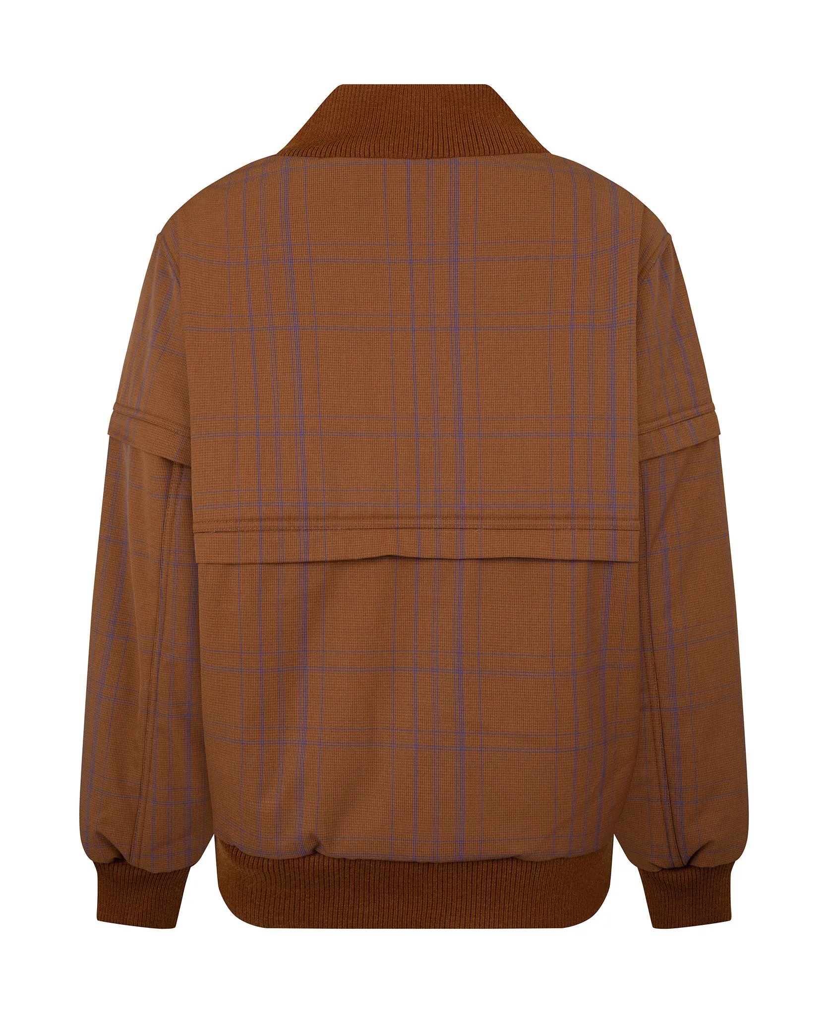 WOOL CHECK BOMBER